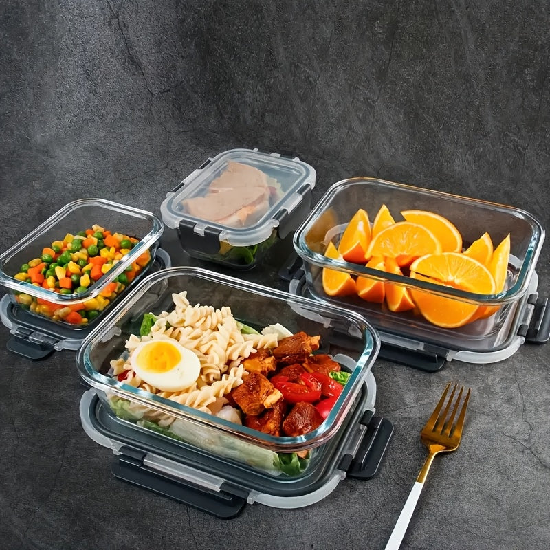 20pcs Food Storage Containers Kitchen Organizers And Storage Leakproof Meal Prep Containers Local Warehouse 20pcs Including 10pcs Glass Containers with 10 Lids, Airtight Freezer Safe, Glass Meal Prep Container, for Pantry And Kitchen Organization