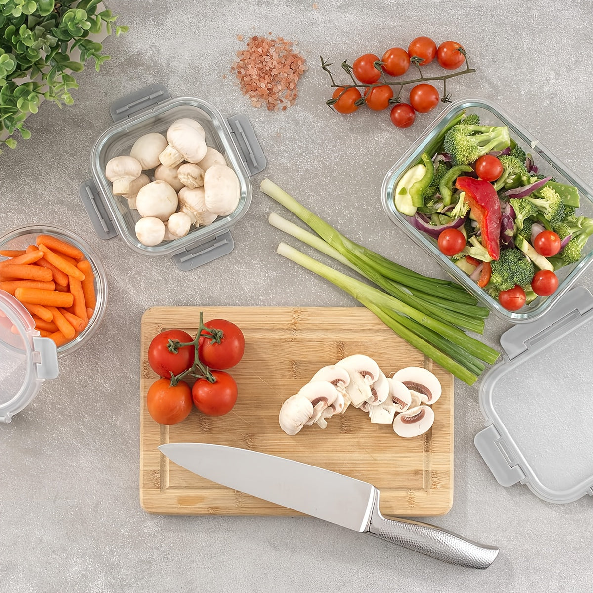 24pcs Glass Food Storage Container Set With Upgraded Snap Lock Lids. Stackable Airtight Glass Storage Containers, Glass Lunch Box Set, Ideal For Lunch, Food Storage, Meal Prep, Microwave, Oven, Freezer Safe, Dishwasher Safe For Easy Cleaning. Black.