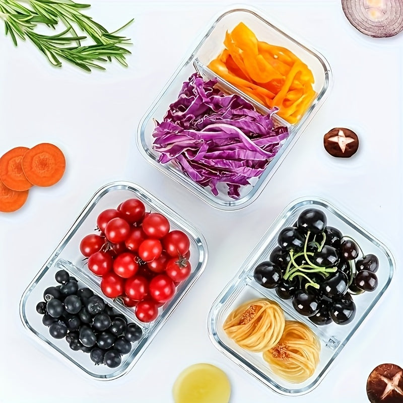 [21.97 Oz Airtight Bento Box] 21.97 Oz Airtight Bento Box Set with Lid - Microwave & Dishwasher Safe, Durable Rectangular Food Storage Container for Meal Prep, Snacks, And Leftovers - Ideal for Students, Commuters, And Picnickers, Picnic