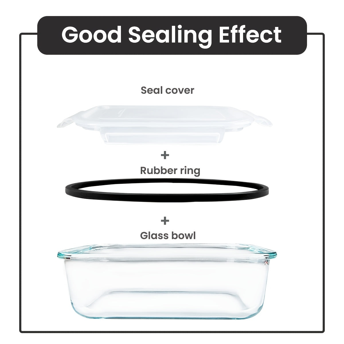 [Premium Glass Containers] 8 Pack Premium Glass Food Storage Containers | Airtight, Leak-Proof, Microwave/Oven/Freezer/Dishwasher Safe, BPA-Free, Stain-Resistant, Easy-Clean Design with Flip-Top Lids for Meal Prep, Bento Boxes, Leftovers & Fresh